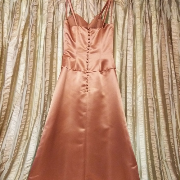 Size 6 Bella Formals Bronze Bridesmaid Dress - Picture 7 of 8